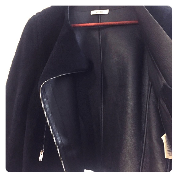Celine Shearling Leather Jacket - Picture 8 of 13